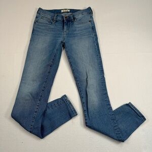 Madewell 8" Skinny Mid Rise Jeans Womens Size 26 Tall Light Wash